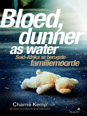 cover image of Bloed, dunner as water